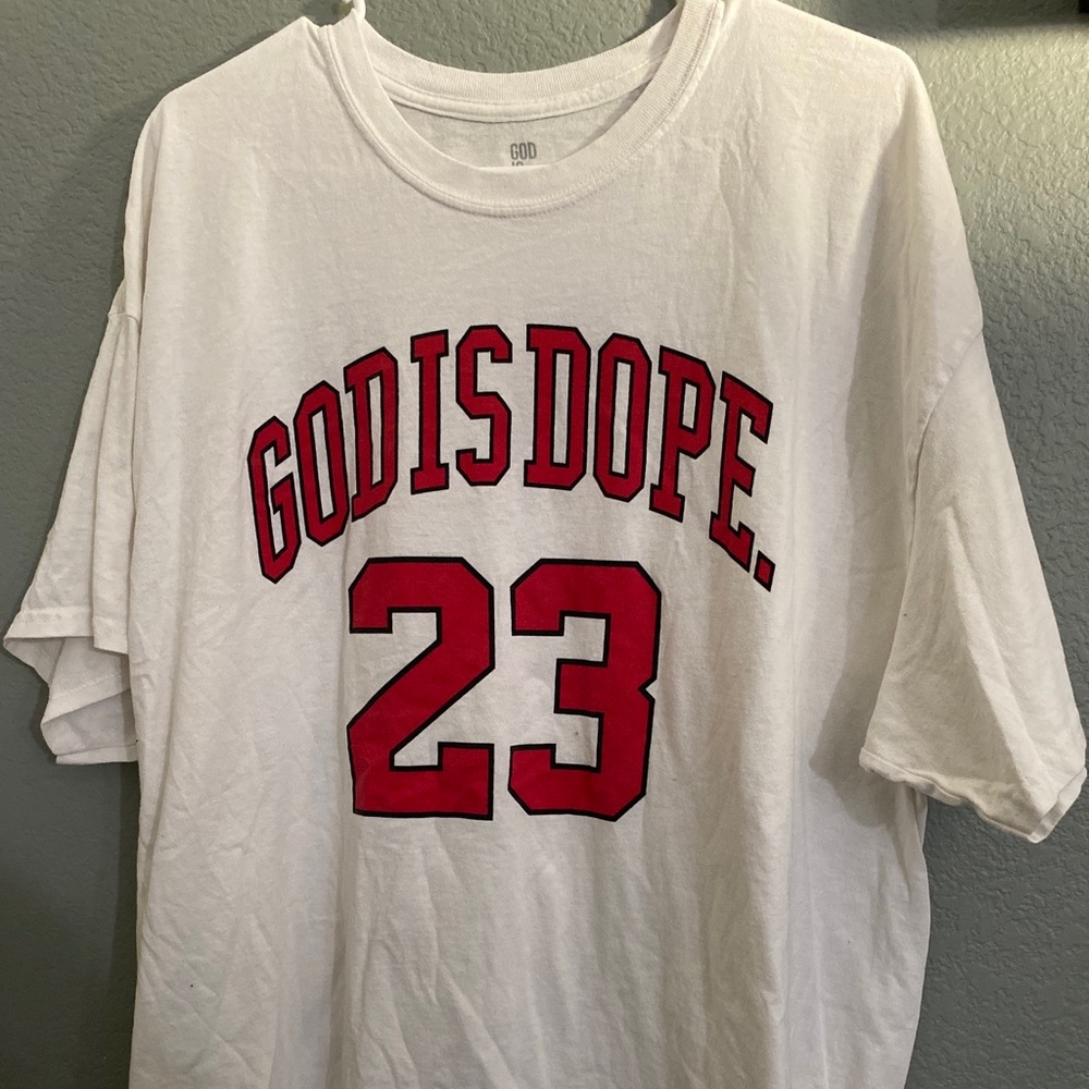 GOD IS DOPE mens tshirt size 2XL